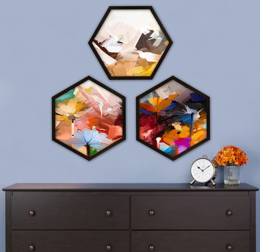 Wallity Uokvirena slika 6GEN142158, 35x35 cm, 3 dijela