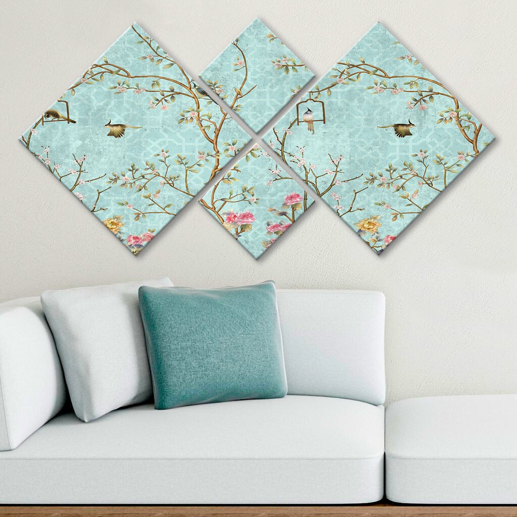 Wallity slika 4MDF1177630450, 60x115 cm, 4 dijela