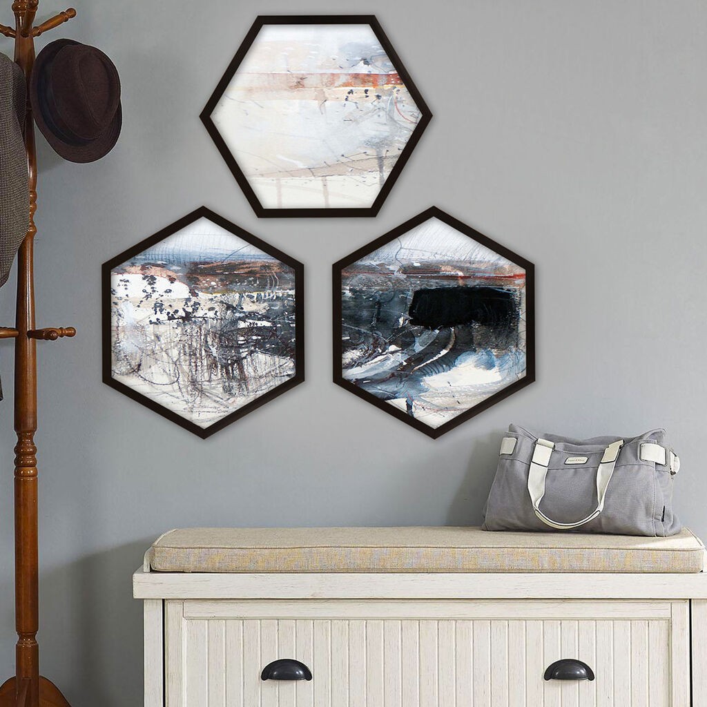 Wallity Uokvirena slika 6GEN1307852599, 35x35 cm, 3 dijela