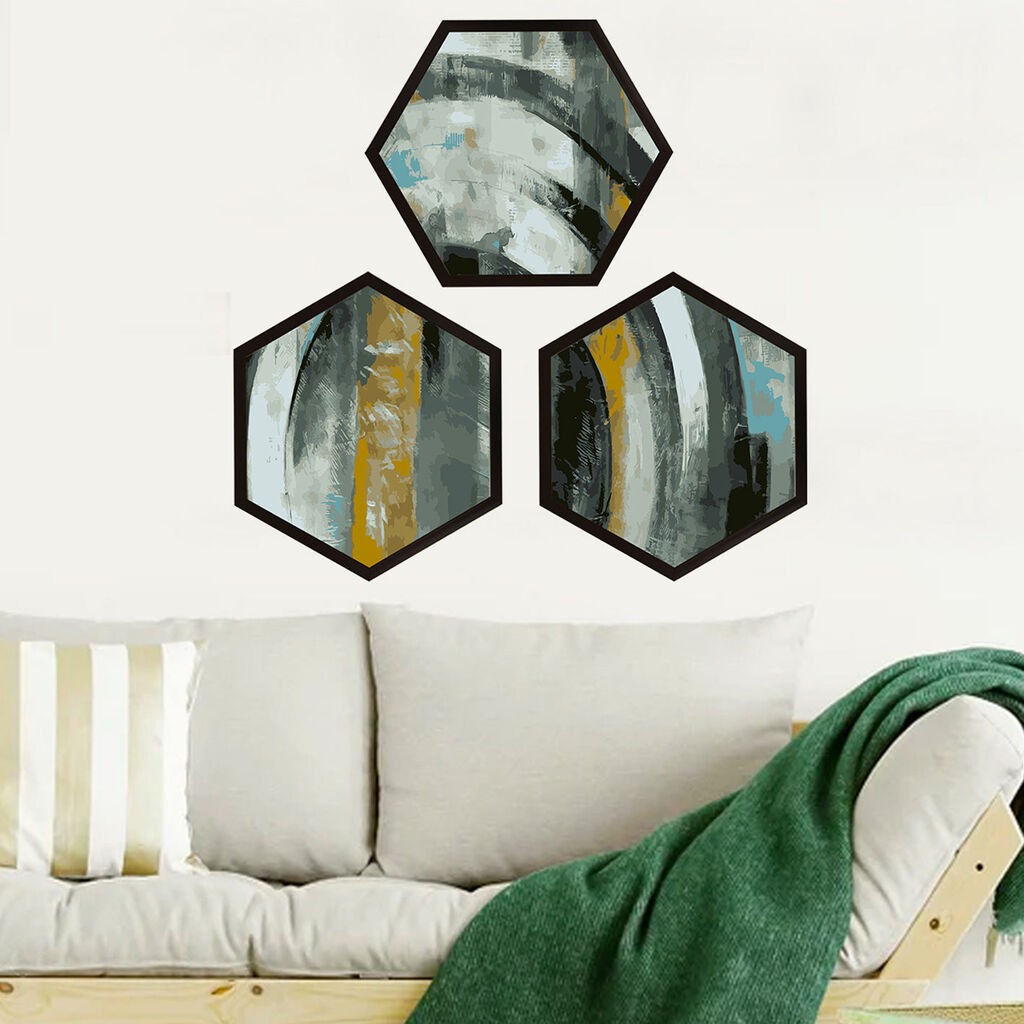 Wallity Uokvirena slika 6GEN201369428, 35x35 cm, 3 dijela