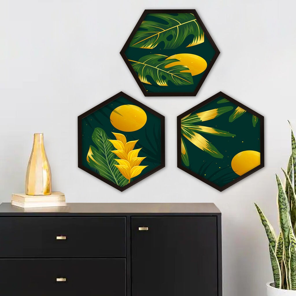 Wallity Uokvirena slika 6GEN4910691, 35x35 cm, 3 dijela