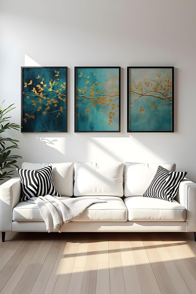 Uramljena slika Wallity Huhu485S, 35x50 cm, 3 dijela