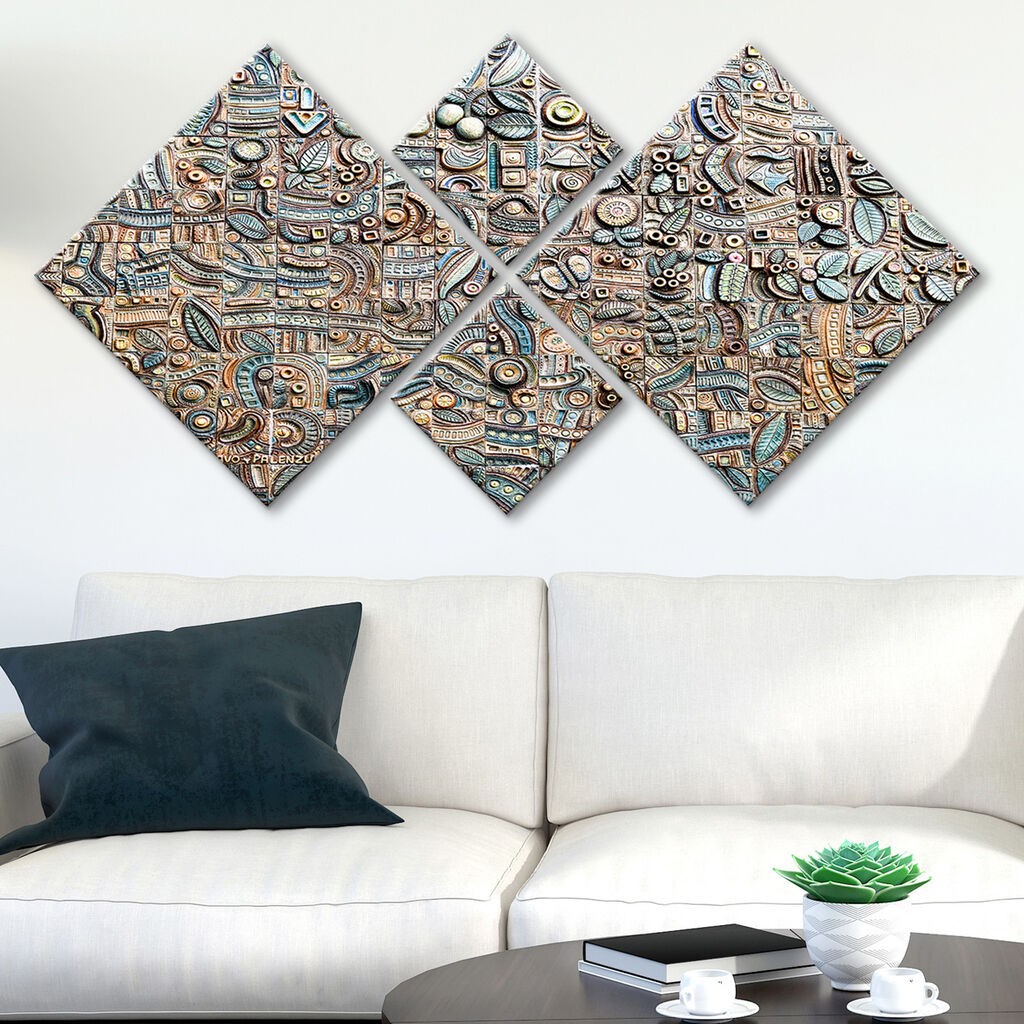 Wallity slika 4MDF390474070, 60x115 cm, 4 dijela