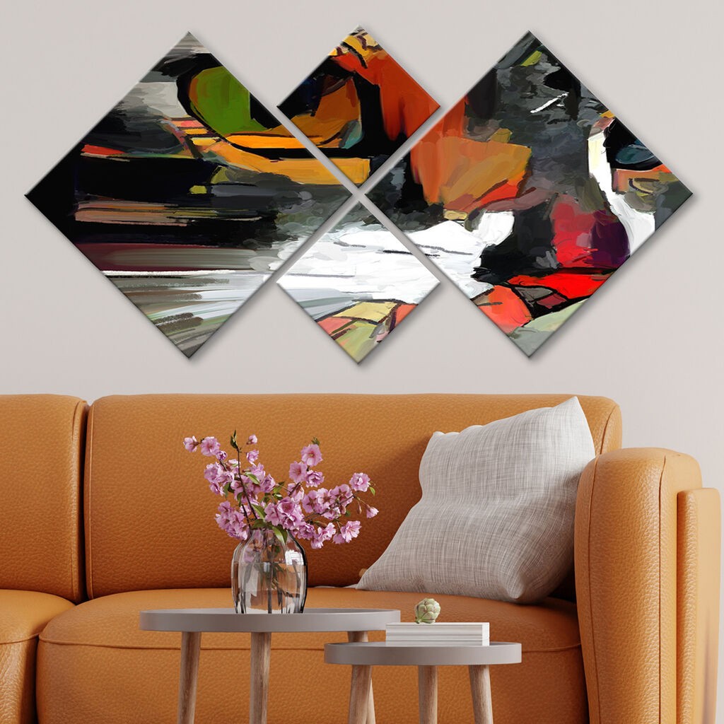 Wallity slika 4MDF1012329844, 60x115 cm, 4 dijela