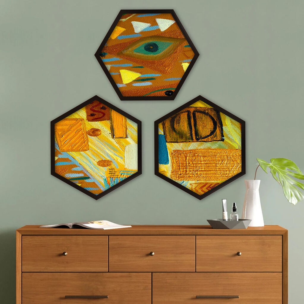 Wallity Uokvirena slika 6GEN238938, 35x35 cm, 3 dijela