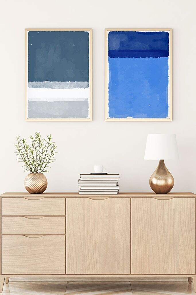 Wallity Uokvirena slika Huhu63, 20x30 cm, 2 dijela