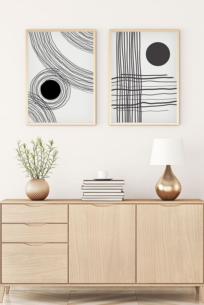 Uramljena slika Wallity Huhu59, 30x40 cm, 2 dijela