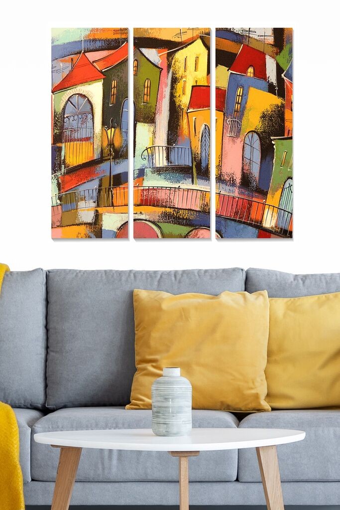 Wallity slika MDF1042732249, 70x50 cm, 3 dijela