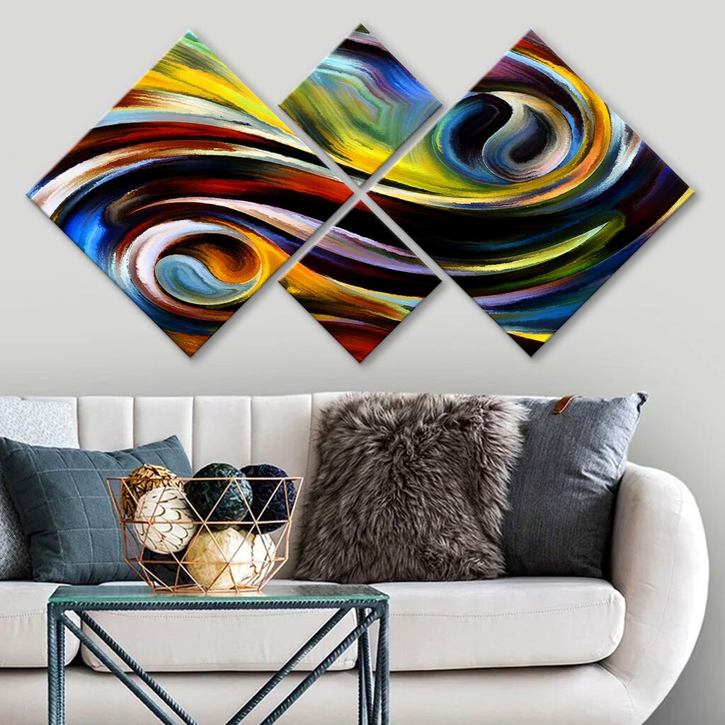 Wallity slika 4MDF225930748, 60x115 cm, 4 dijela