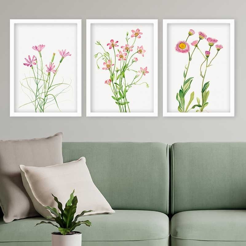 Uokvirena slika Wallity 3BC_32613479_5575, 55x75 cm, 3 dijela