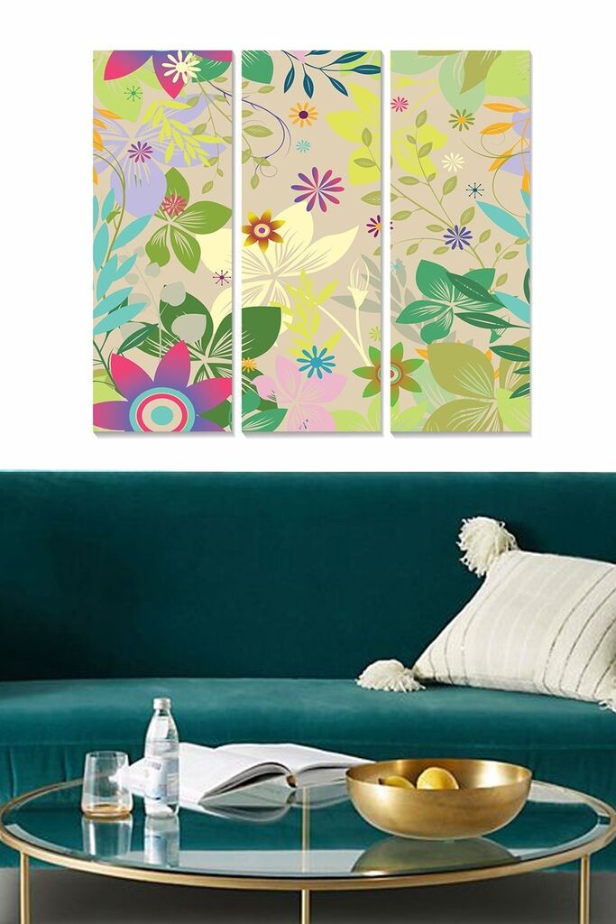 Wallity slika MDF0026, 70x50 cm, 3 dijela