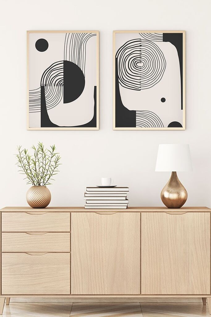 Uramljena slika Wallity Huhu75, 30x40 cm, 2 dijela