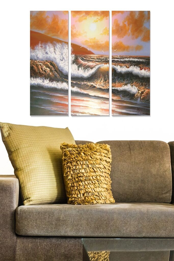 Zidna slika MDFDSCF7602, 70x50 cm, 3 dijela