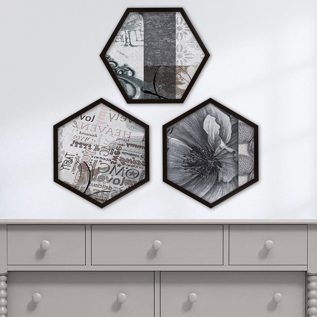 Wallity Uokvirena slika 6GEN639486382, 35x35 cm, 3 dijela