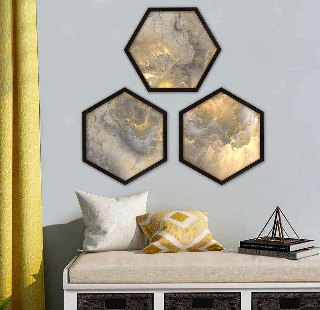 Wallity Uokvirena slika 6GEN209500, 35x35 cm, 3 dijela