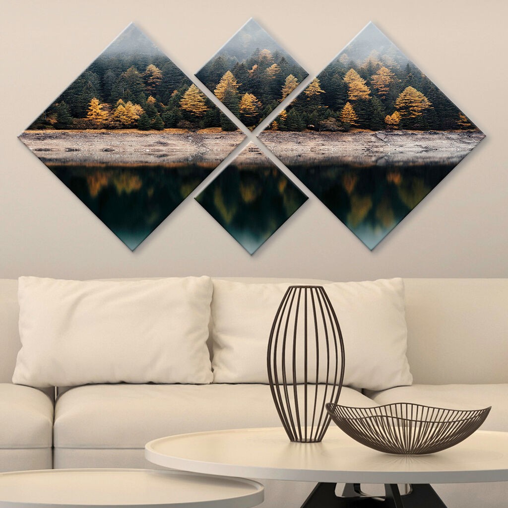 Wallity slika 4MDF3283743, 60x115 cm, 4 dijela