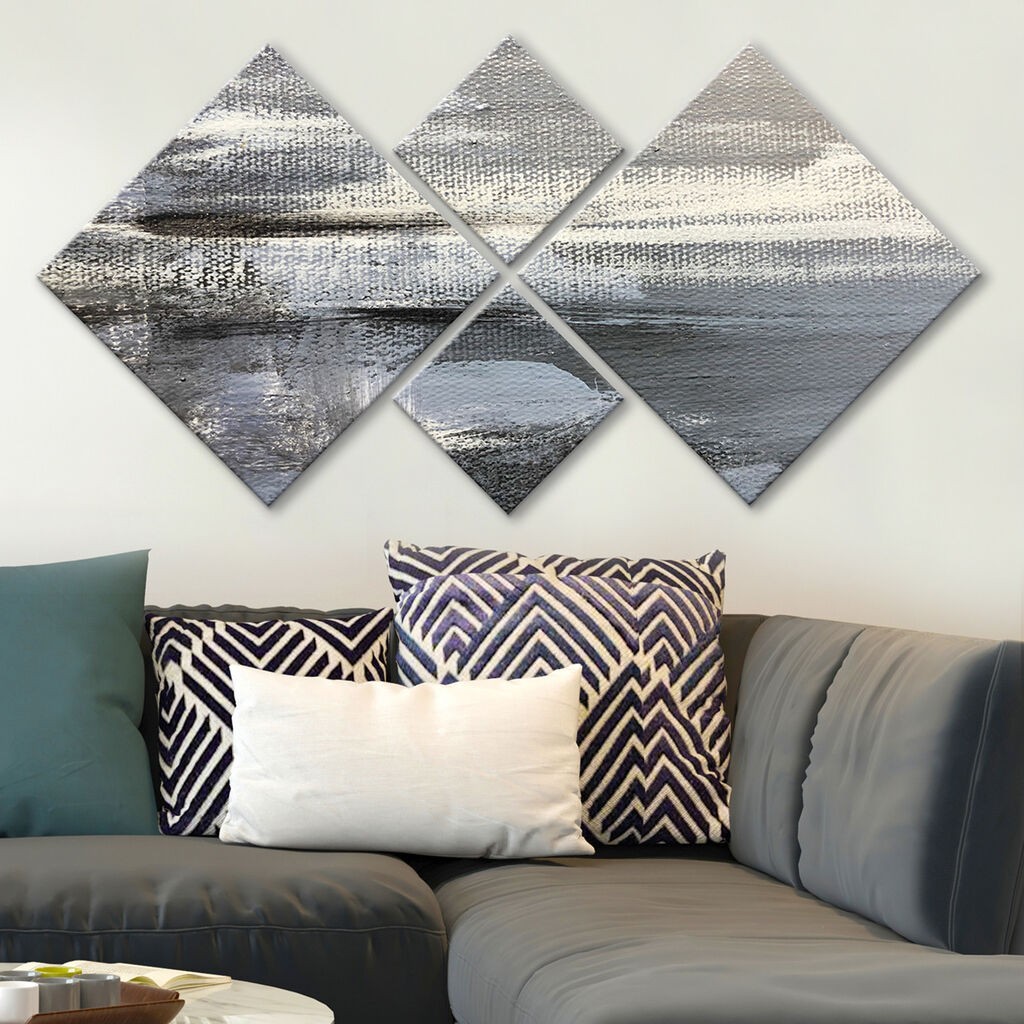 Wallity slika 4MDF1167631093, 60x115 cm, 4 dijela