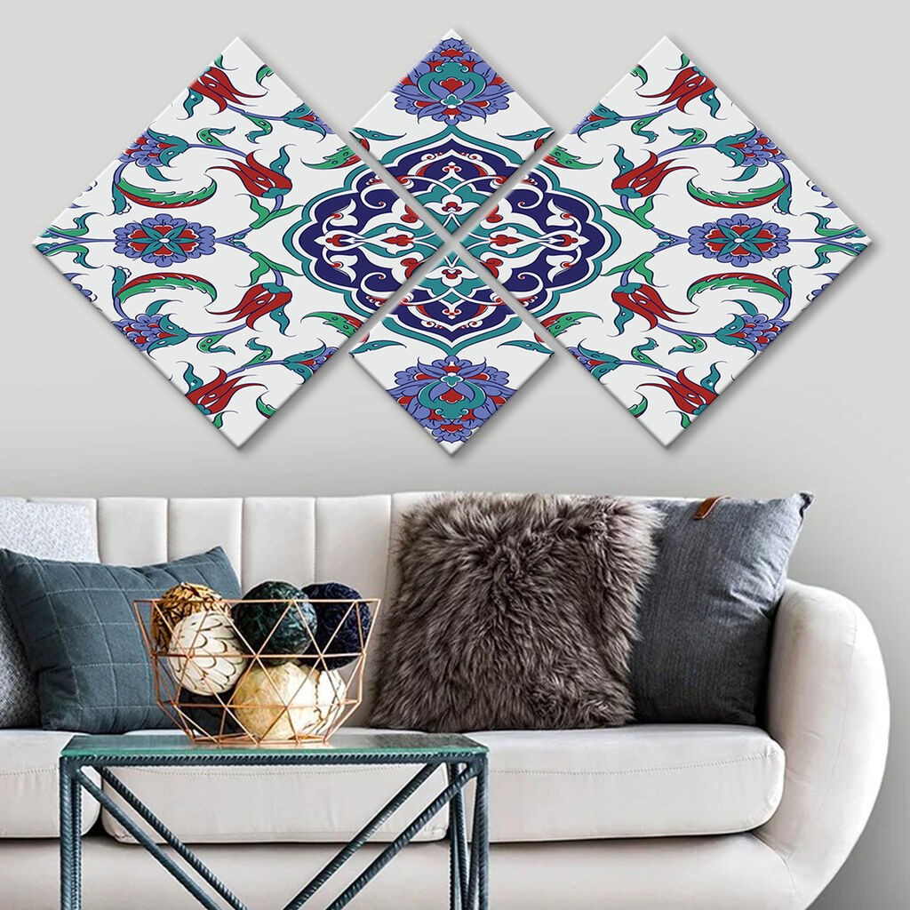 Wallity slika 4MDF540666346, 60x115 cm, 4 dijela