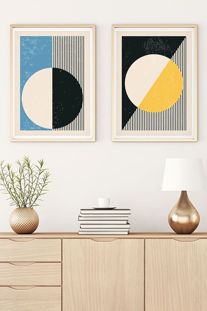 Uramljena slika Wallity Huhu19, 20x30 cm, 2 dijela