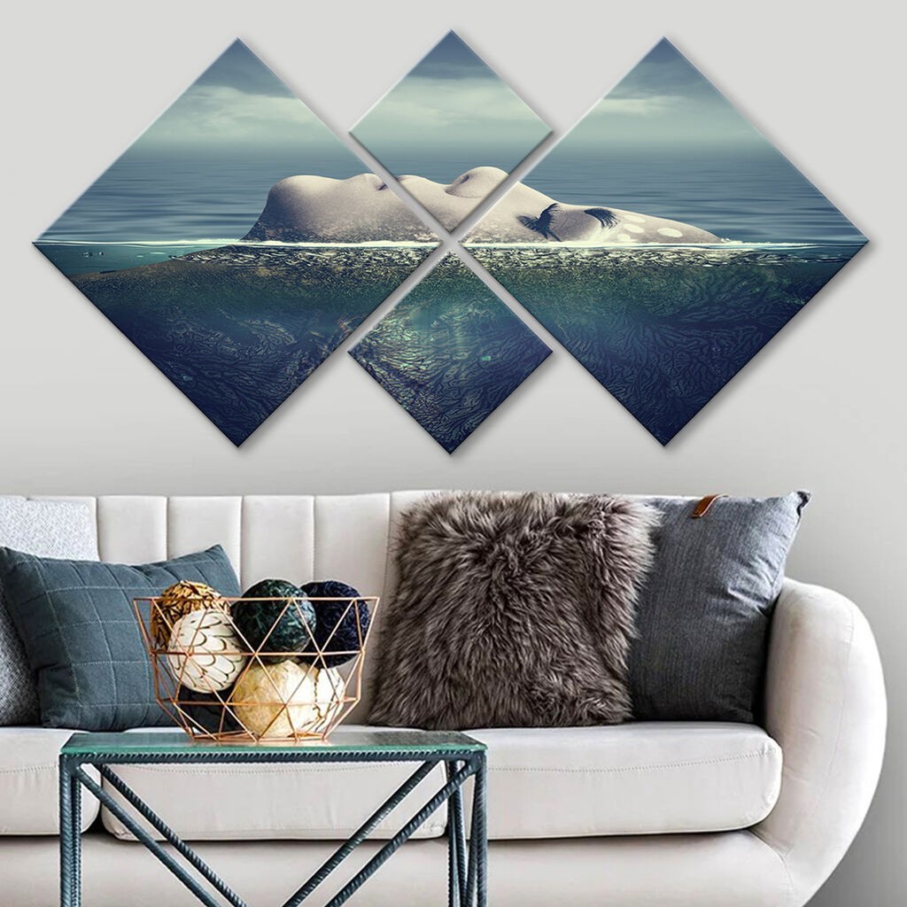 Wallity slika 4MDF605807270, 60x115 cm, 4 dijela