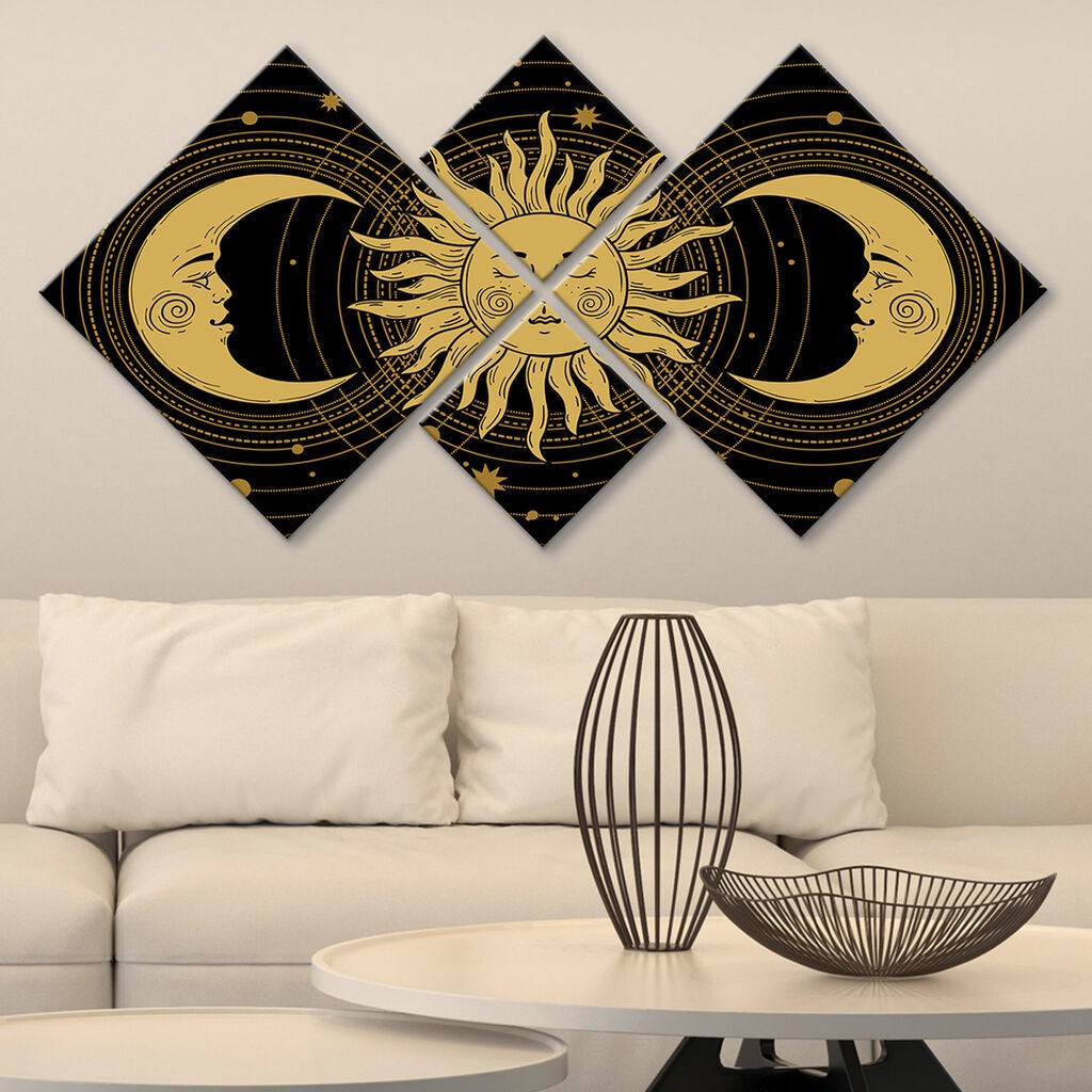 Wallity slika 4MDF218423769662, 60x115 cm, 4 dijela