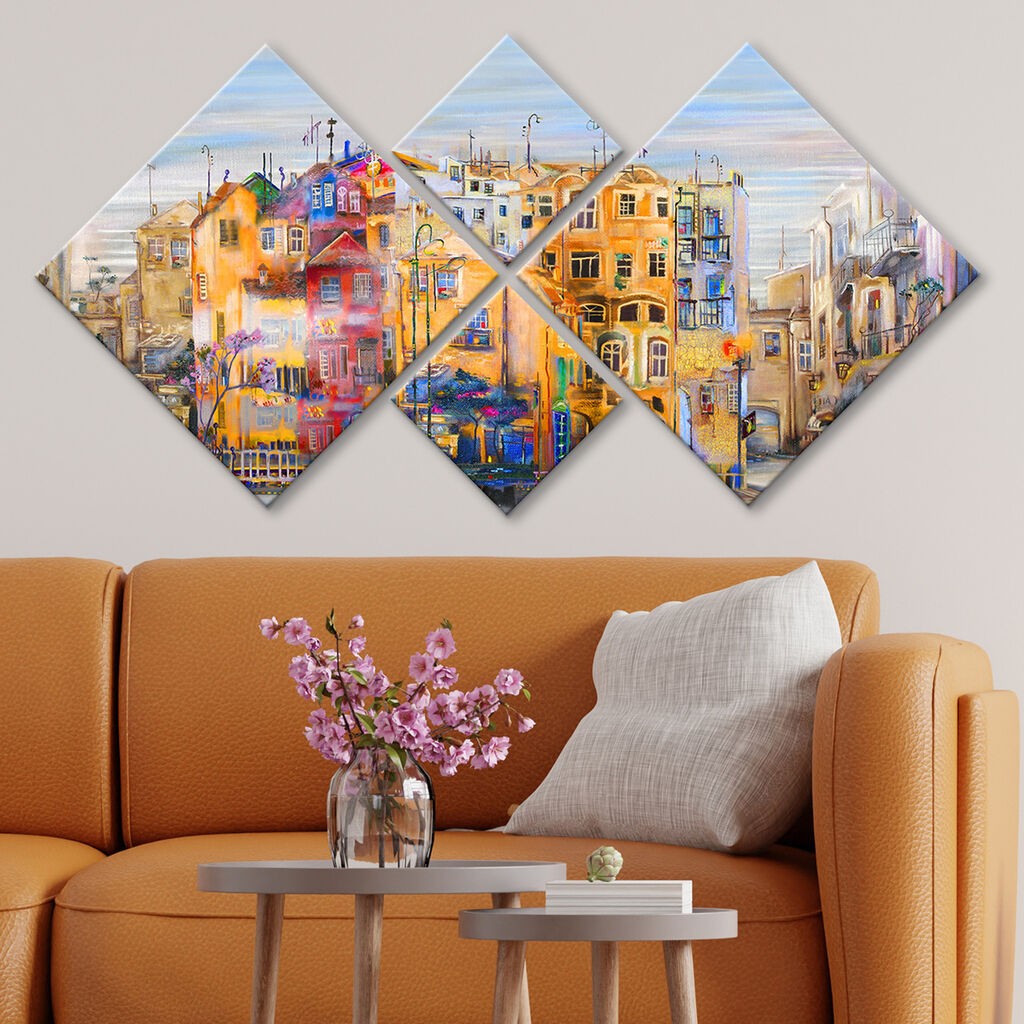 Wallity slika 4MDF249998776, 60x115 cm, 4 dijela