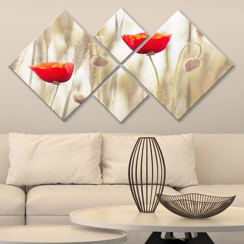 Wallity slika 4MDF4777109, 60x115 cm, 4 dijela