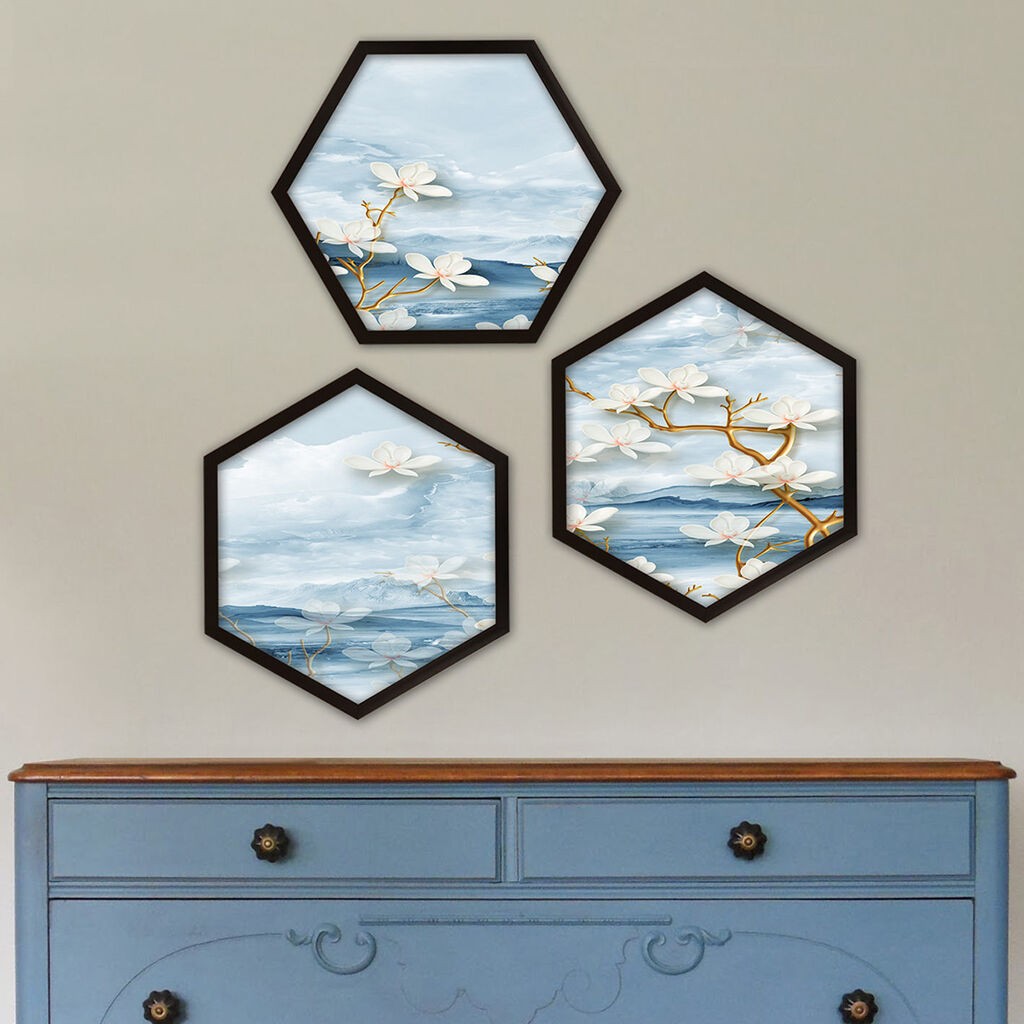 Wallity Uokvirena slika 6GEN1572198, 35x35 cm, 3 dijela