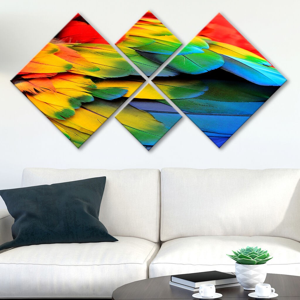 Wallity slika 4MDF313160582, 60x115 cm, 4 dijela