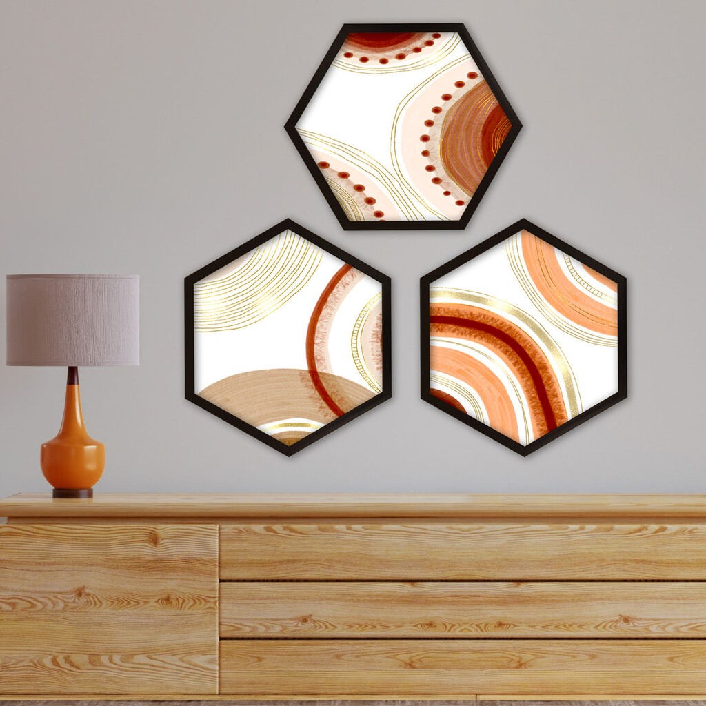 Wallity Uokvirena slika 6GEN5504831, 35x35 cm, 3 dijela