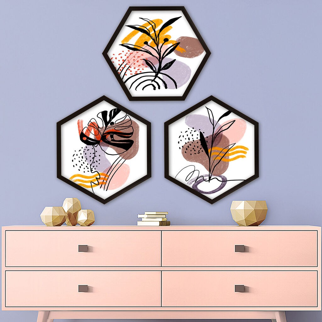 Wallity Uokvirena slika 6GEN1954451, 35x35 cm, 3 dijela