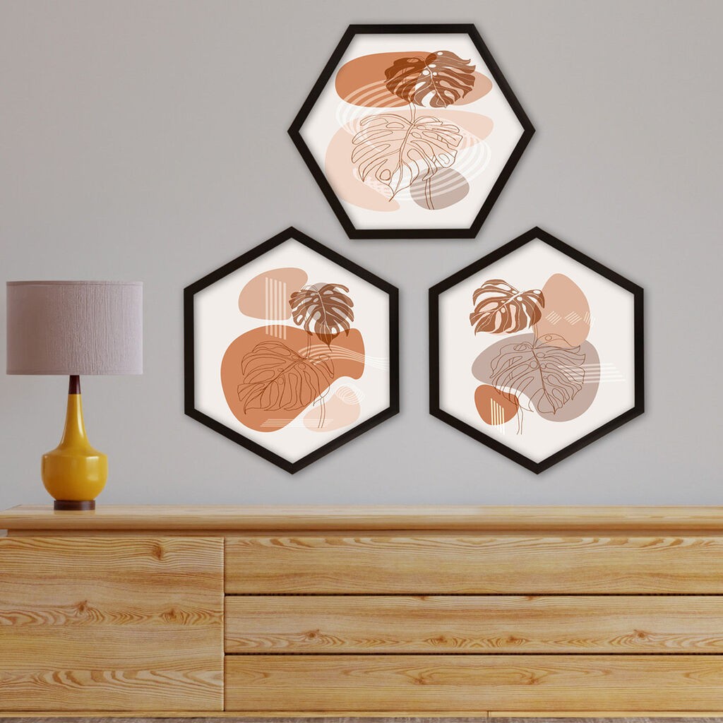 Wallity Uokvirena slika 6GEN19399626, 35x35 cm, 3 dijela