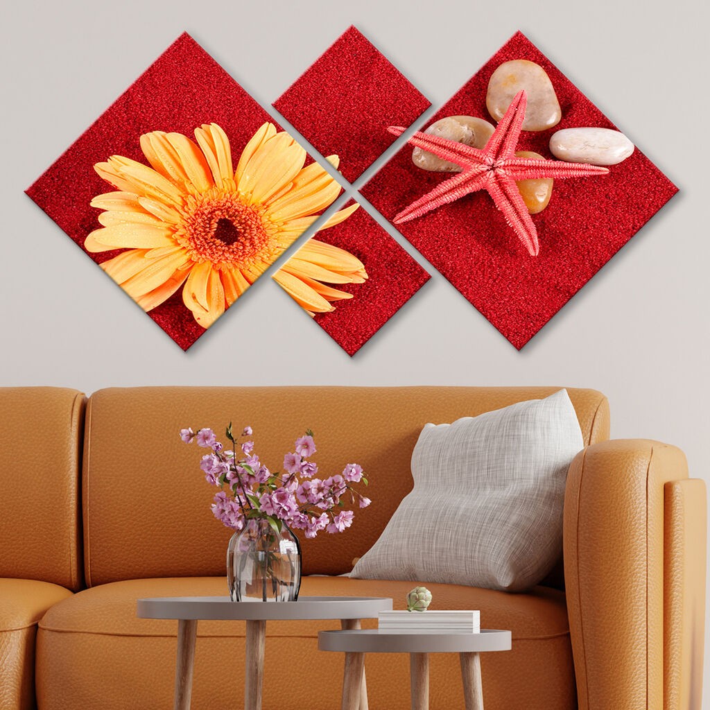 Wallity slika 4MDF6347684, 60x115 cm, 4 dijela