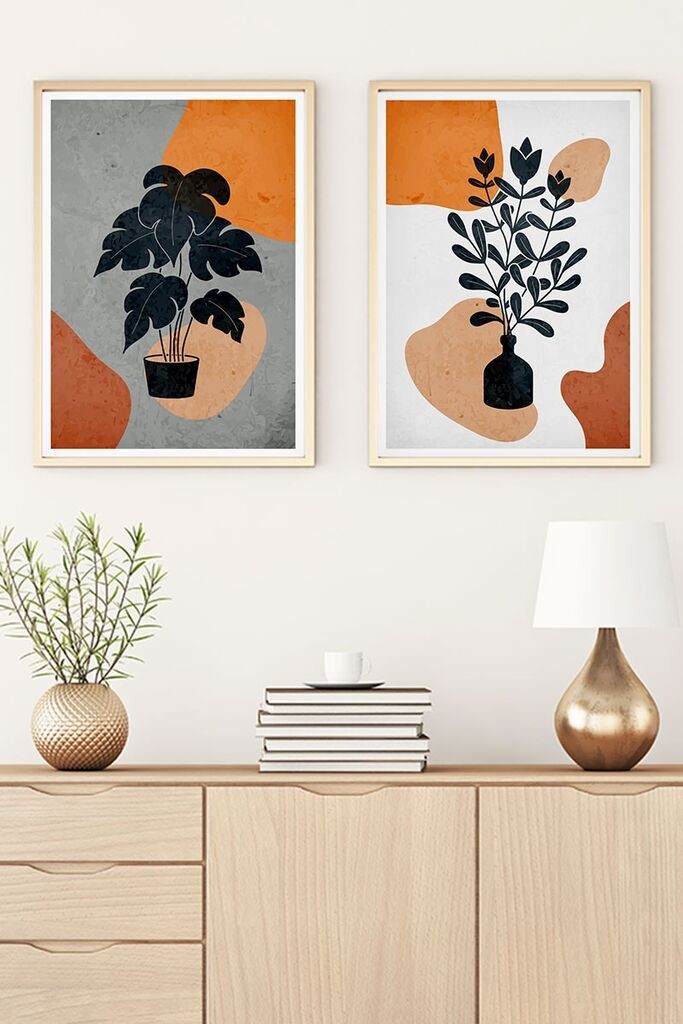 Uramljena slika Wallity Huhu48, 30x40 cm, 2 dijela