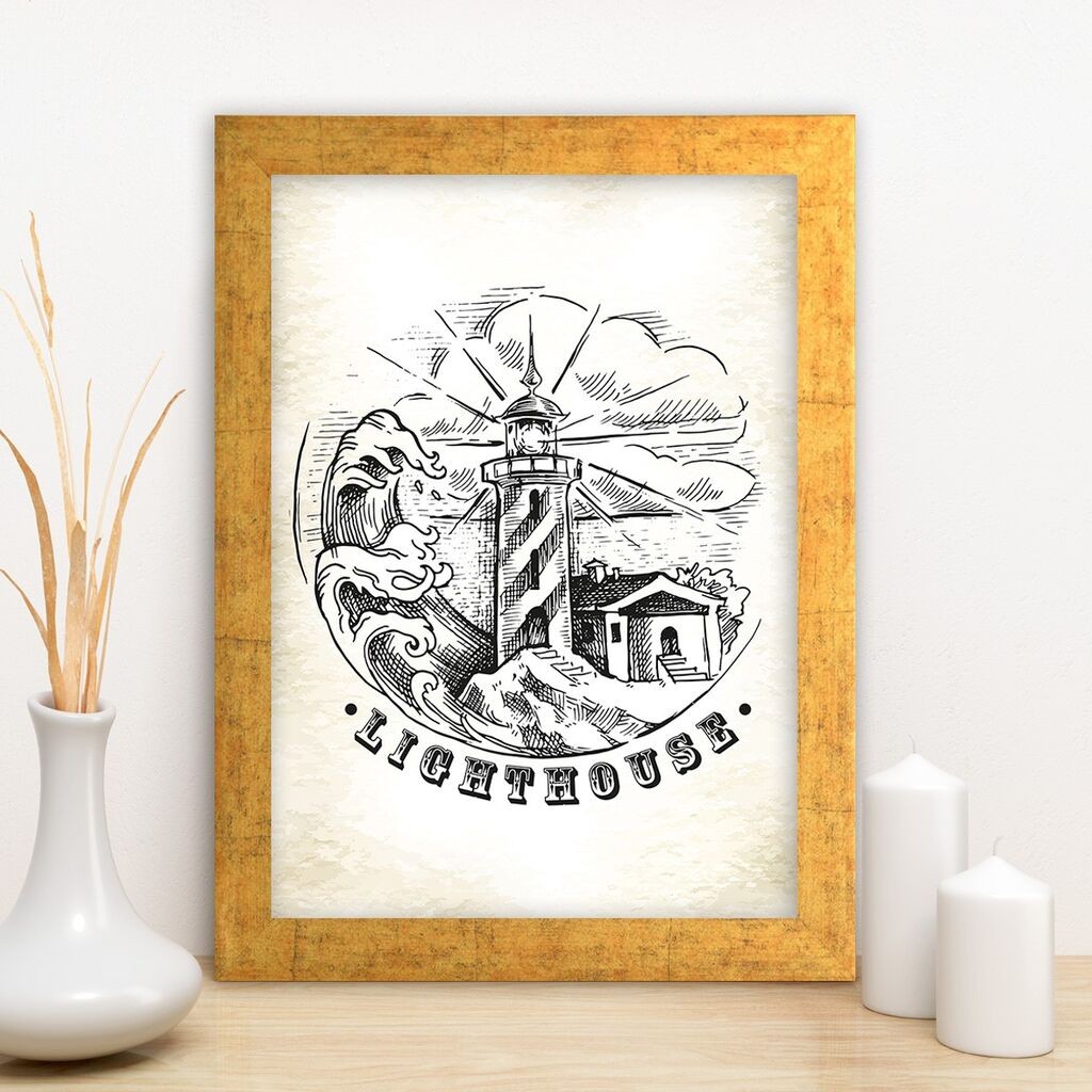 Uokvirena slika Wallity AC10348555961, 24x29 cm