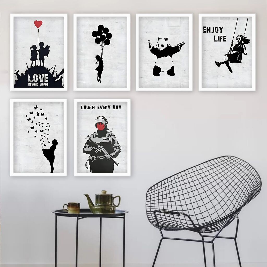 Wallity Uokvirena slika 6SC9619_3545, 35x45 cm, 6 dijelova