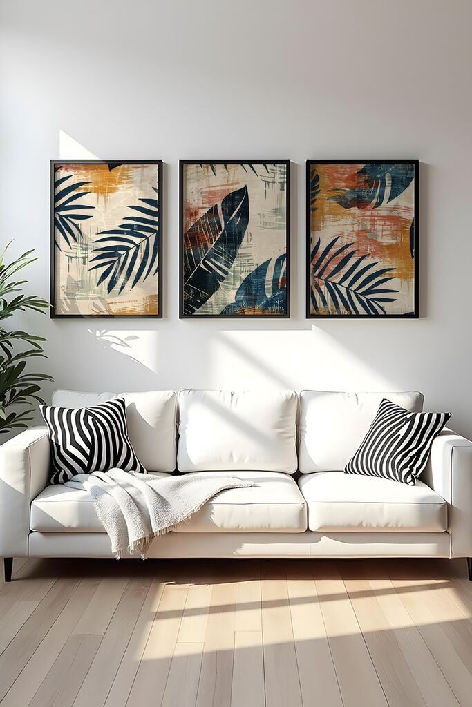 Wallity Uokvirena slika Huhu468S, 20x30 cm, 3 dijela