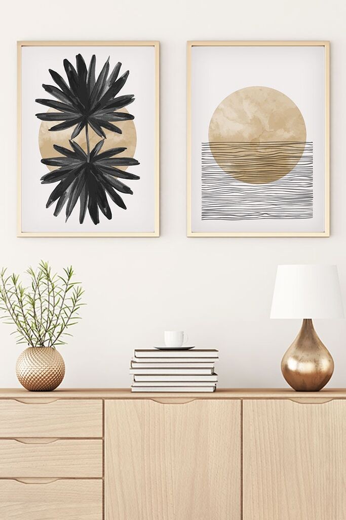 Uramljena slika Wallity Huhu53, 35x50 cm, 2 dijela