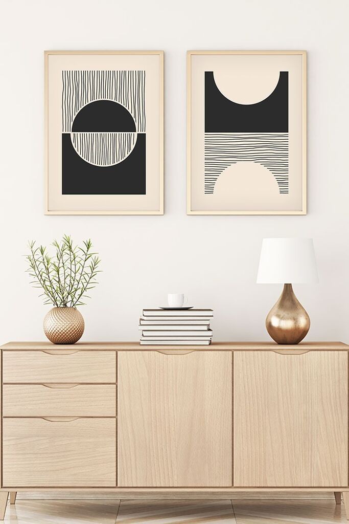 Uramljena slika Wallity Huhu80, 30x40 cm, 2 dijela