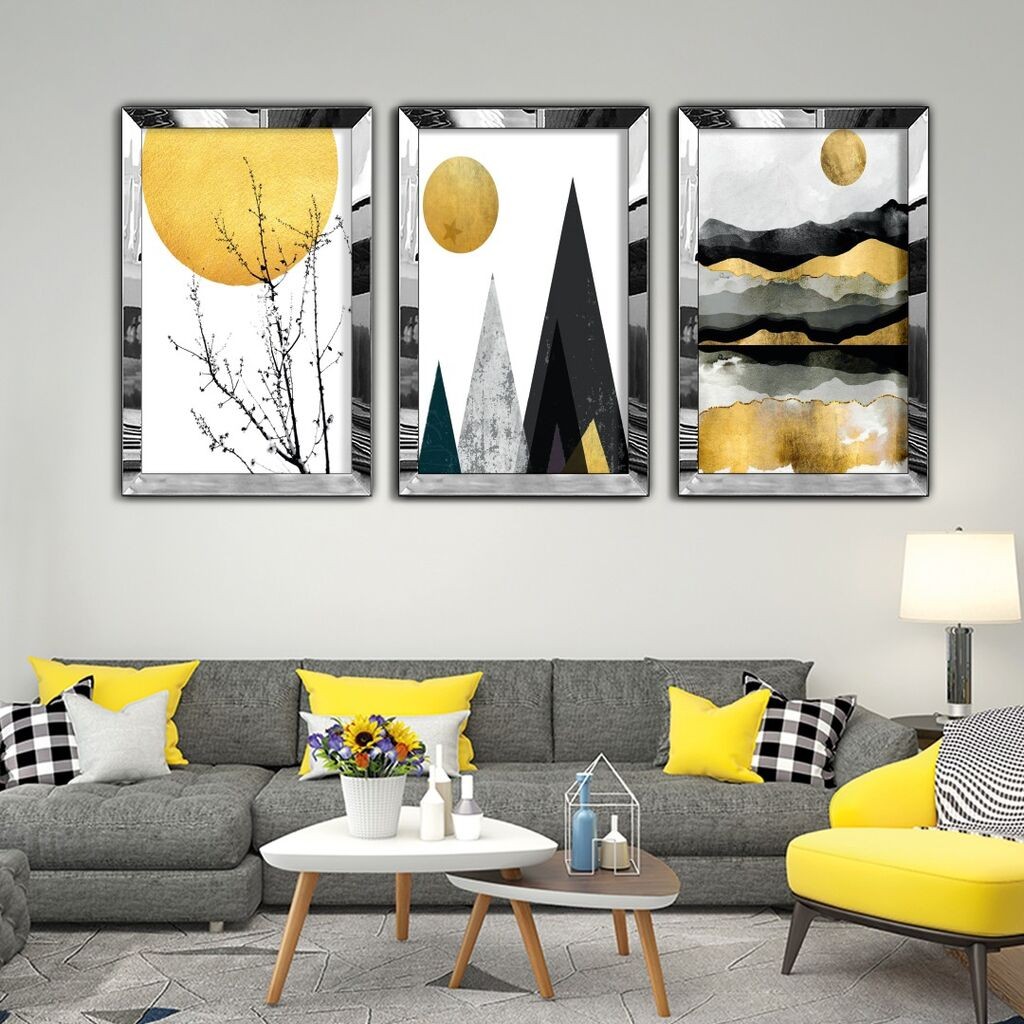 Zidna slika Huhu401, 30x40 cm, 3 dijela