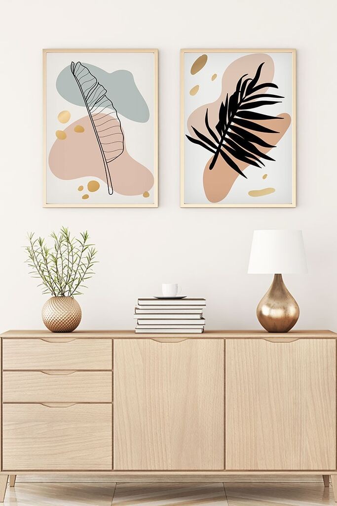 Uramljena slika Wallity Huhu69, 50x70 cm, 2 dijela