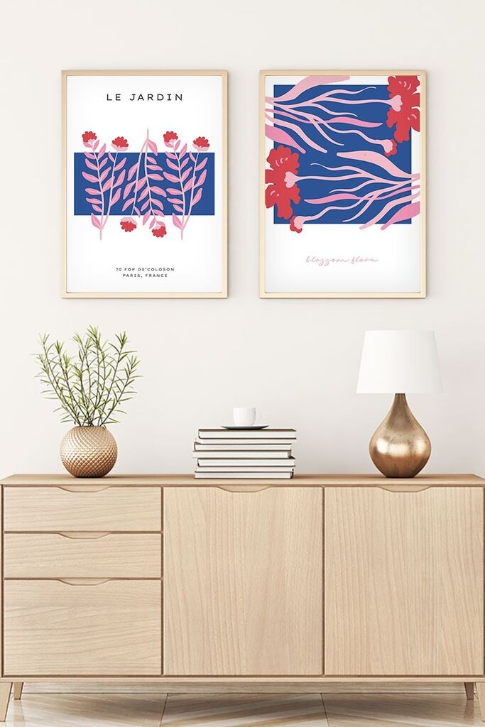 Uramljena slika Wallity Huhu170, 35x50 cm, 2 dijela