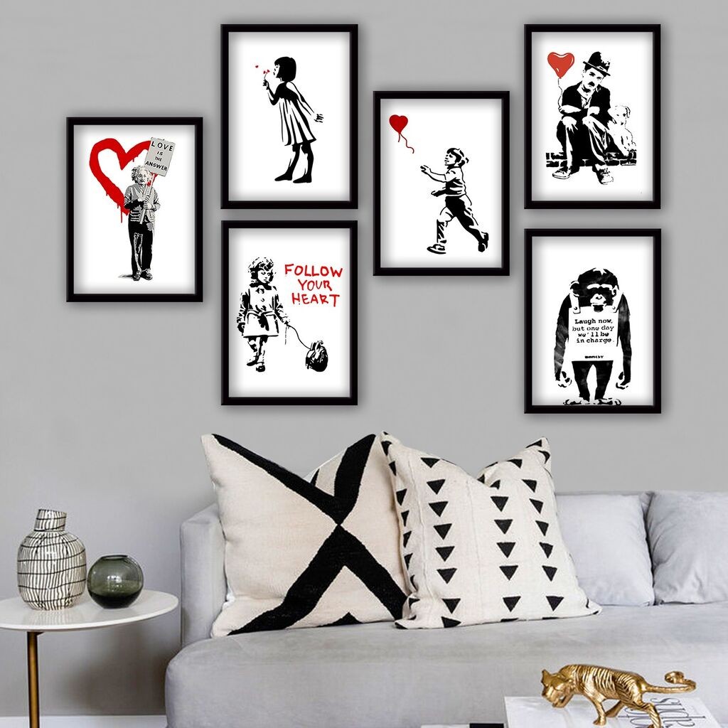 Wallity Uokvirena slika 6BC9622_2530, 25x30 cm, 6 dijelova