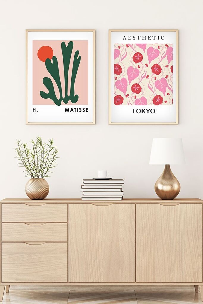 Wallity Uokvirena slika Huhu166, 20x30 cm, 2 dijela