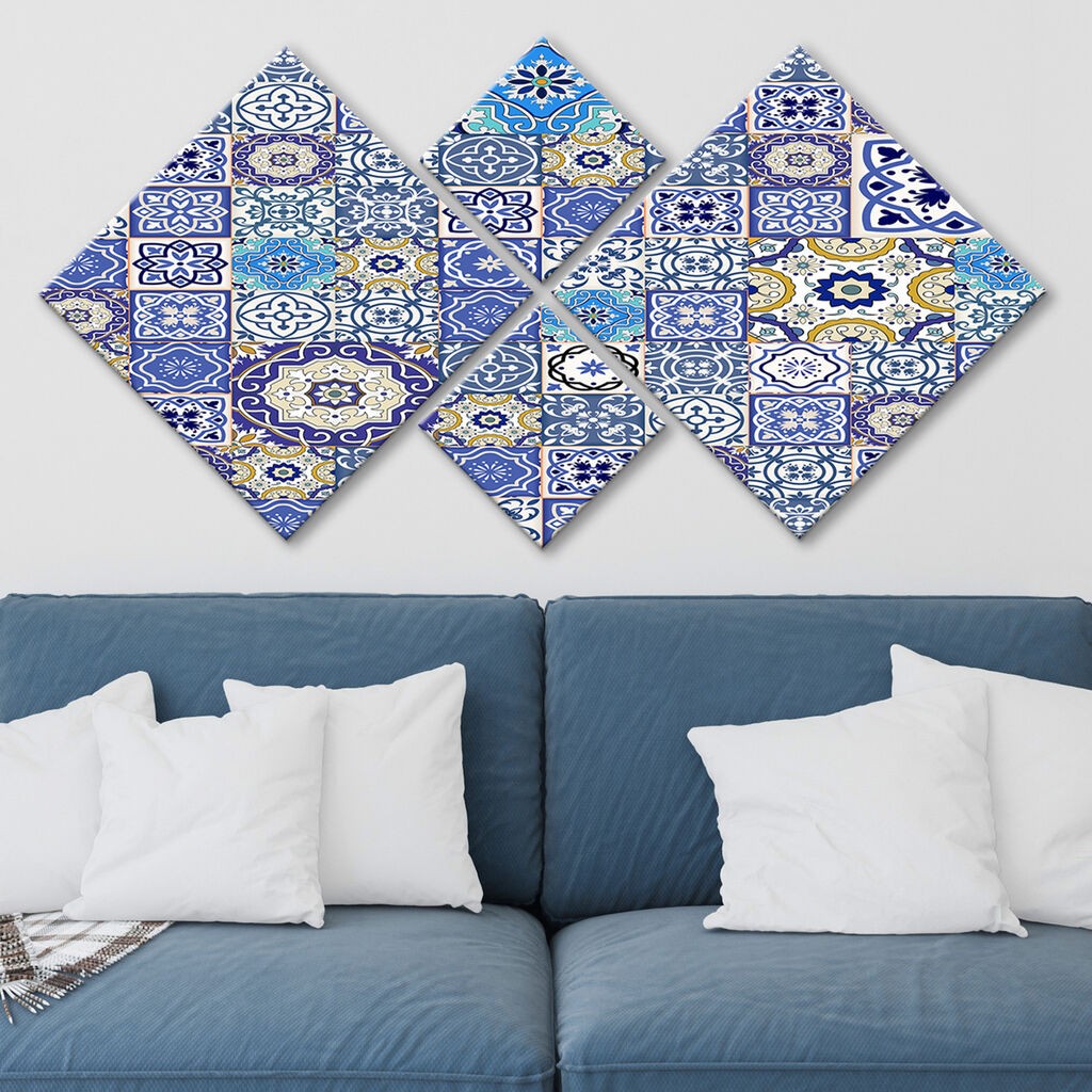 Wallity slika 4MDF2987533, 60x115 cm, 4 dijela