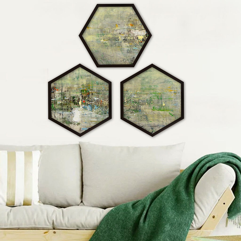 Wallity Uokvirena slika 6GEN770171806, 35x35 cm, 3 dijela