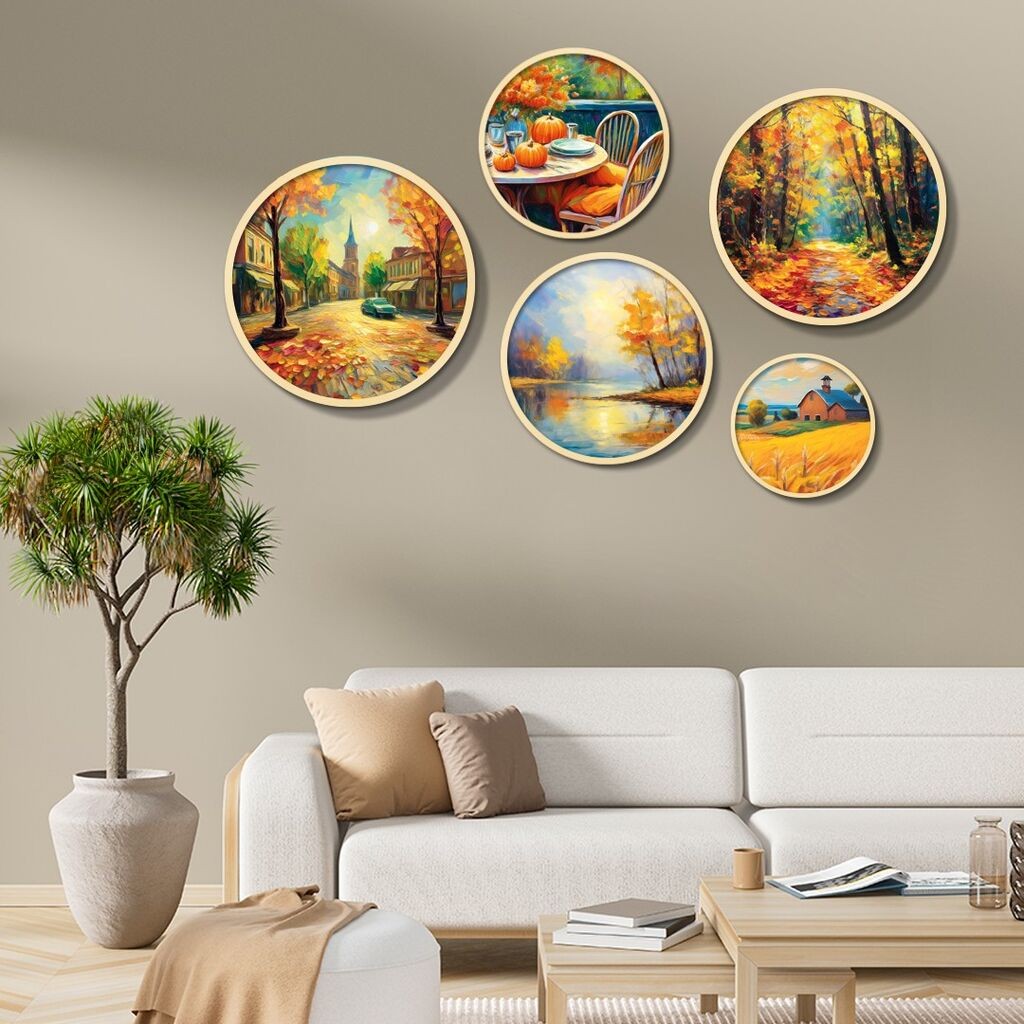 Wallity Uokvirena slika Yats-31, 5 dijelova