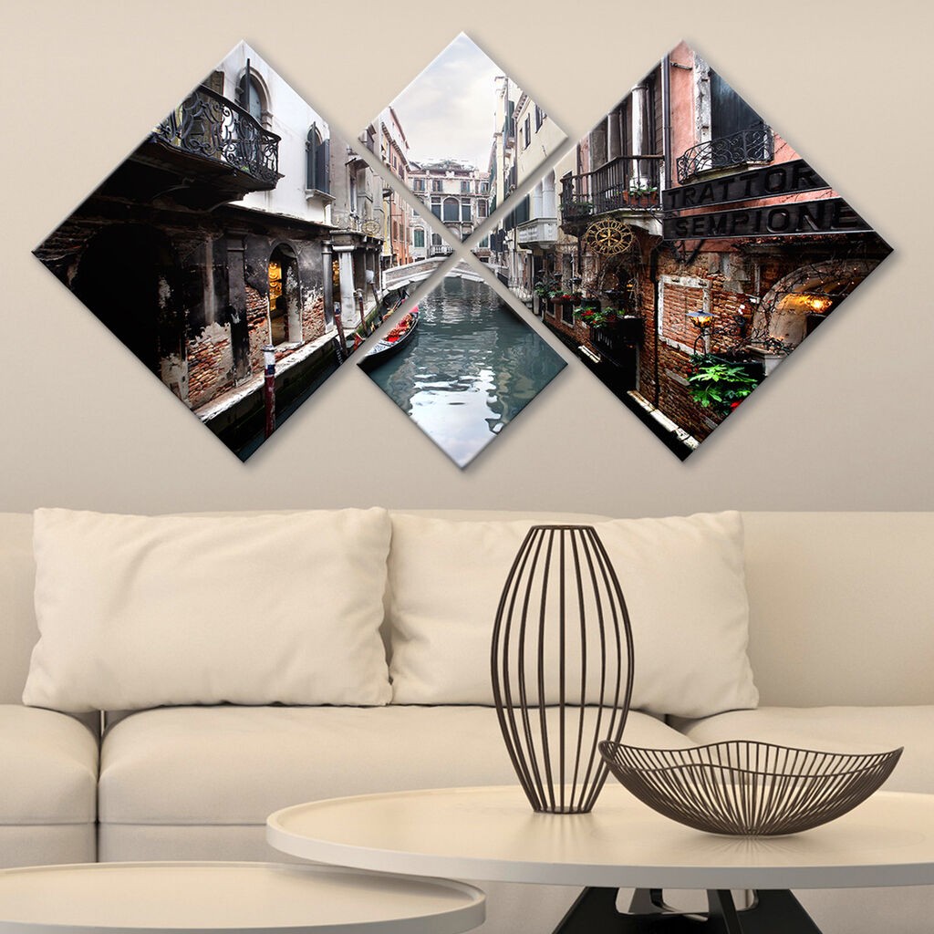 Wallity slika 4MDF10586944, 60x115 cm, 4 dijela