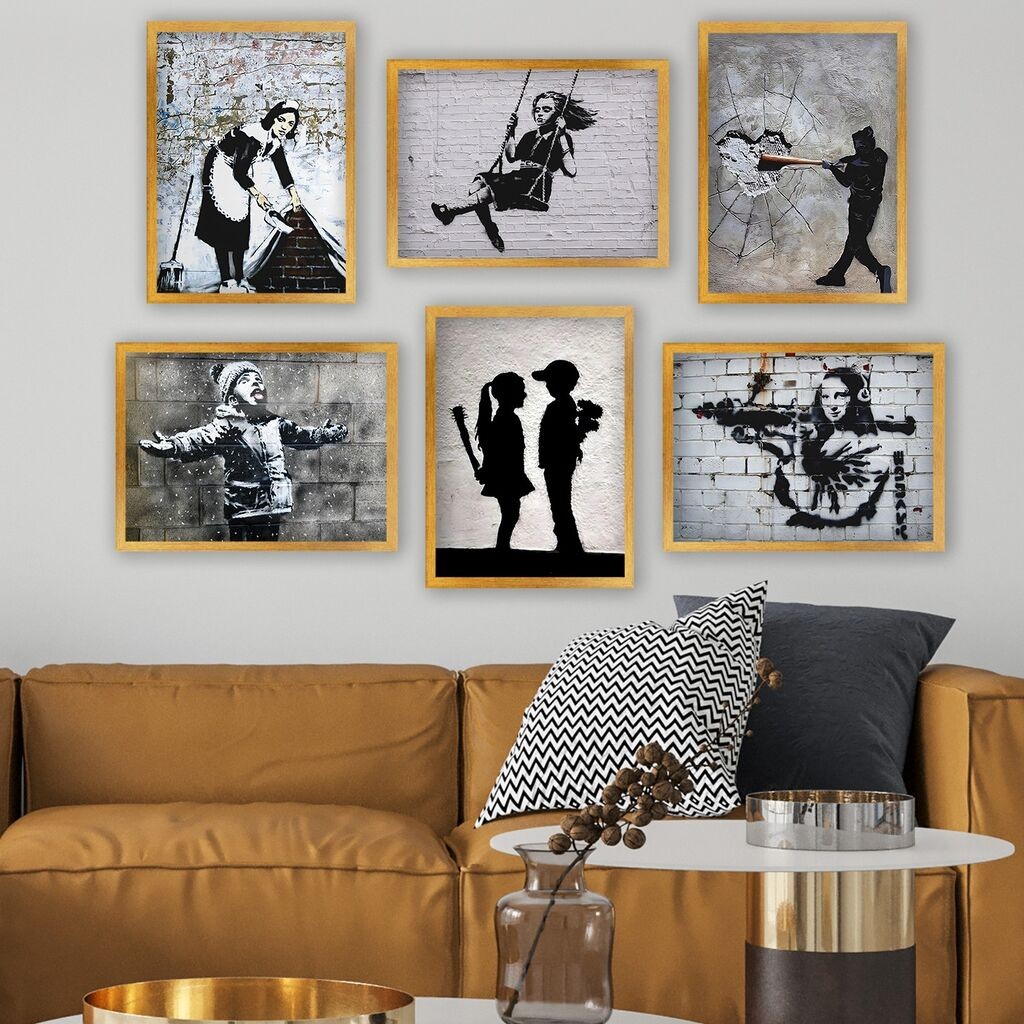 Wallity Uokvirena slika 6AC9626_2530, 25x30 cm, 6 dijelova