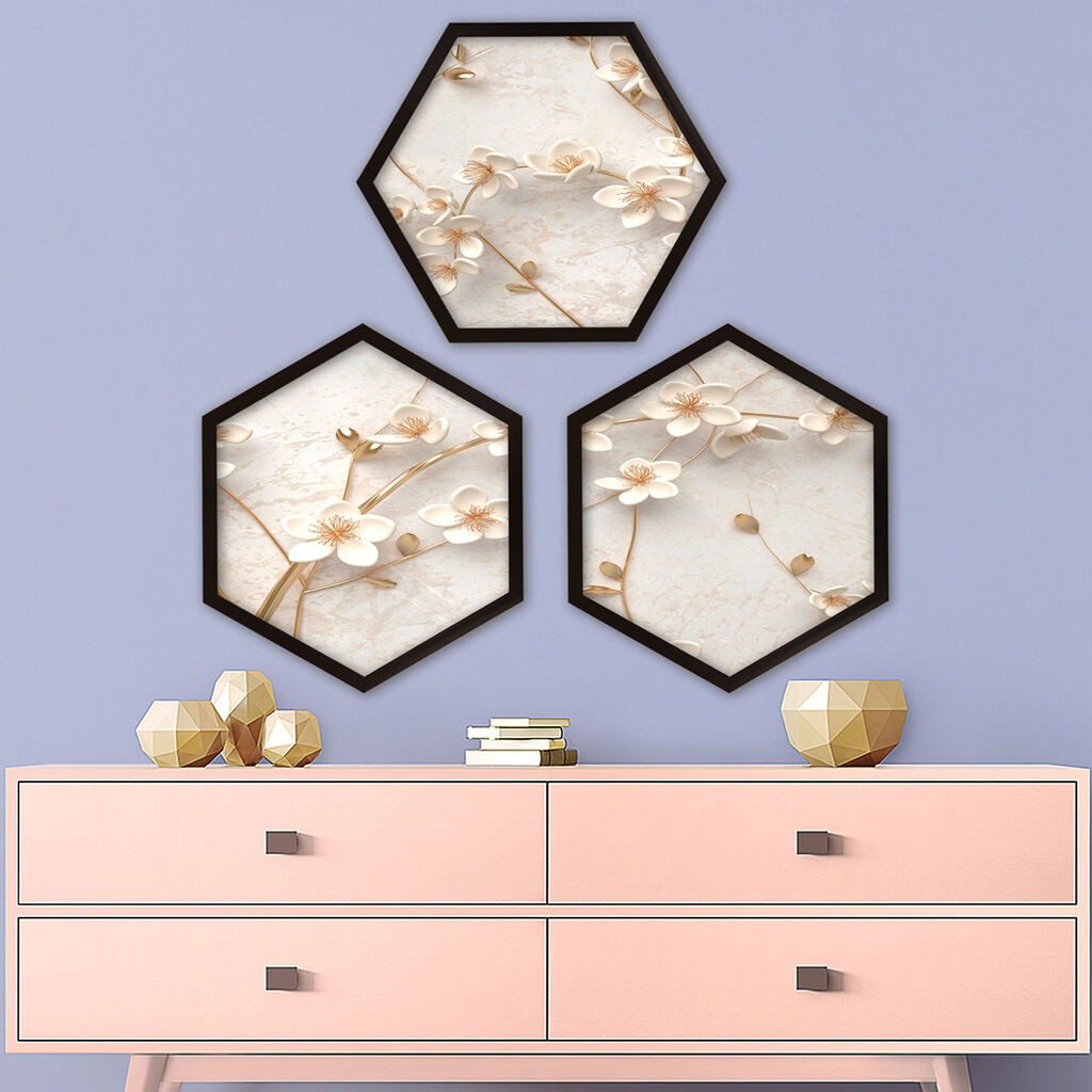 Wallity Uokvirena slika 6GEN1385636237, 35x35 cm, 3 dijela